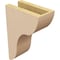 Ekena Millwork 4"W x 8"D x 12"H Classic Carmel Rough Cedar Woodgrain TimberThane Corbel, Primed Tan CORUR04X08X12CARRCPR - alternate 3